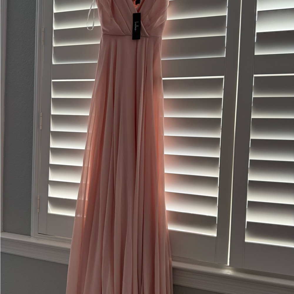Elegant Pink Evening Gown